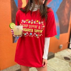 Chip Dippin' Margarita Sippin' Graphic Tee